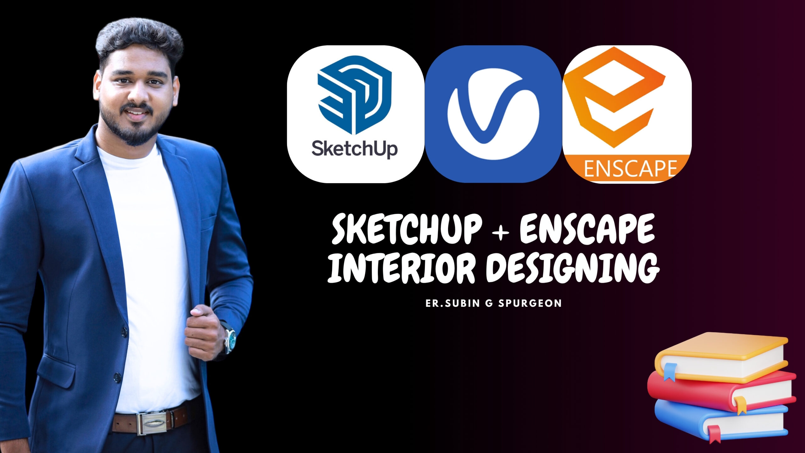 Sketchup Pro V RAY+ Enscape (Interior designing)